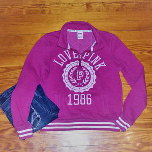 💥SALE💥PINK vs 💕 Quarter zip Sweatshirt